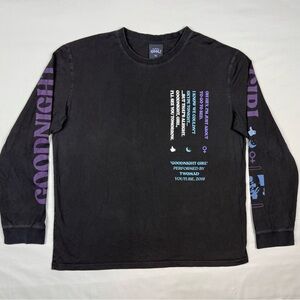Twomad Goodnight Girl Long Sleeve T-Shirt XL Youtube 2019 Double Sided C3